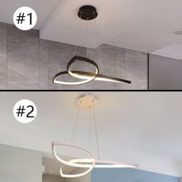 Luminária pendente minimalista Clover Ceiling Light