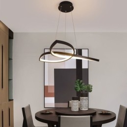 Luminária pendente minimalista Clover Ceiling Light