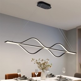 Luminária de teto minimalista pendente Wave Light