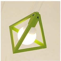 Lustre de metal com pintura estilo mini lanterna