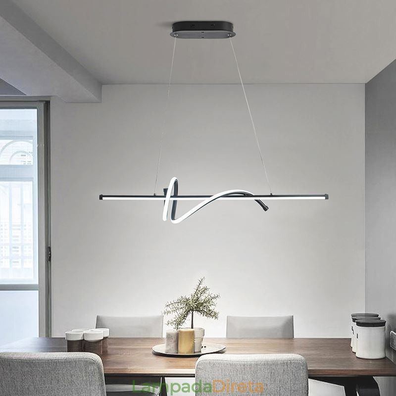Pendente Minimalista Curto Envoltório Luz de Teto