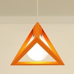 Lustre de metal com pintura estilo mini lanterna