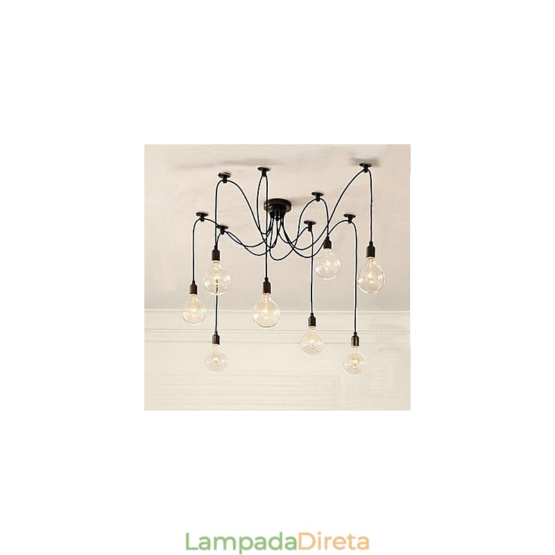 Lustre de bulbo estilo rural contraído da América do Norte