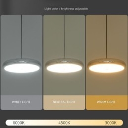 Luminária de teto com três cabeças, luminária pendente