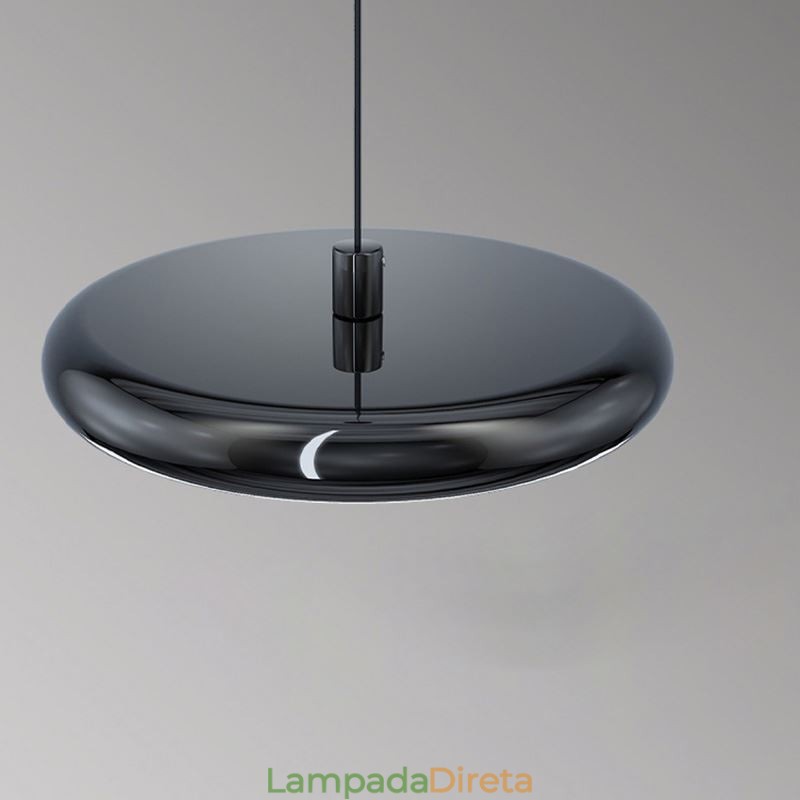 Luminária de teto com três cabeças, luminária pendente