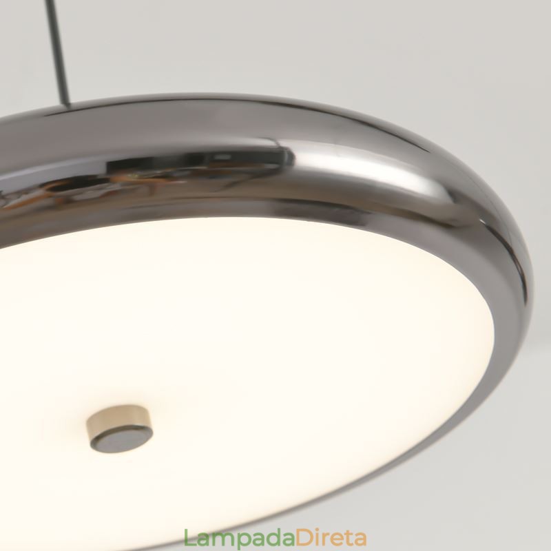 Luminária de teto com três cabeças, luminária pendente