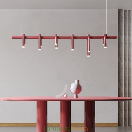 Luminária pendente em forma de U Luminária pendente decorativa Luminária pendente em forma de U Luminária pendente decorativa