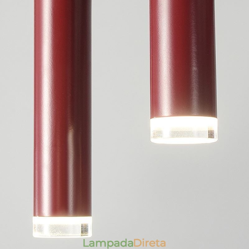 Luminária pendente em forma de U Luminária pendente decorativa