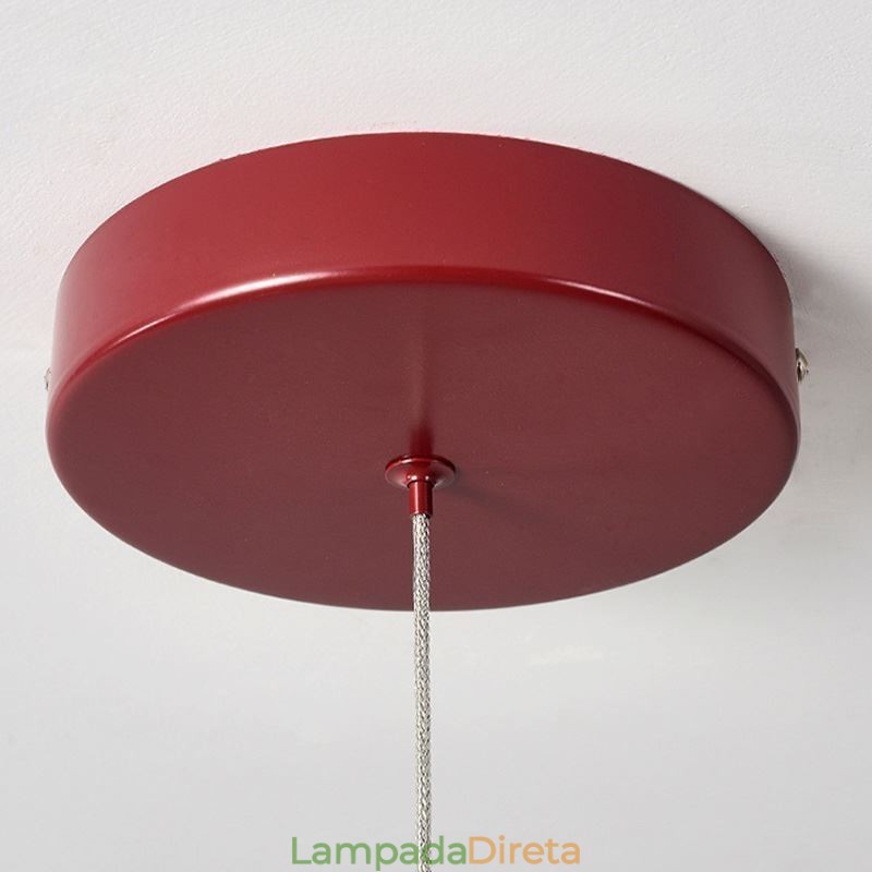 Luminária pendente em forma de U Luminária pendente decorativa