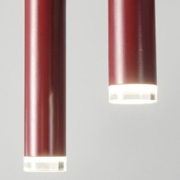 Luminária de teto moderna nórdica duplex edifício circular em forma de U pendente