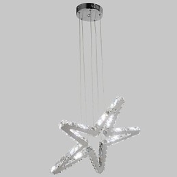 Lustre de metal cromado clássico tradicional