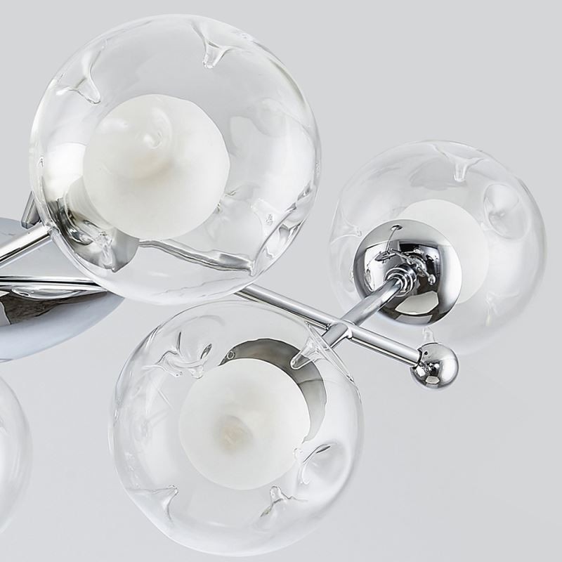 Luminária pendente de vidro estilo europeu simples Magic Beans Luminária de teto