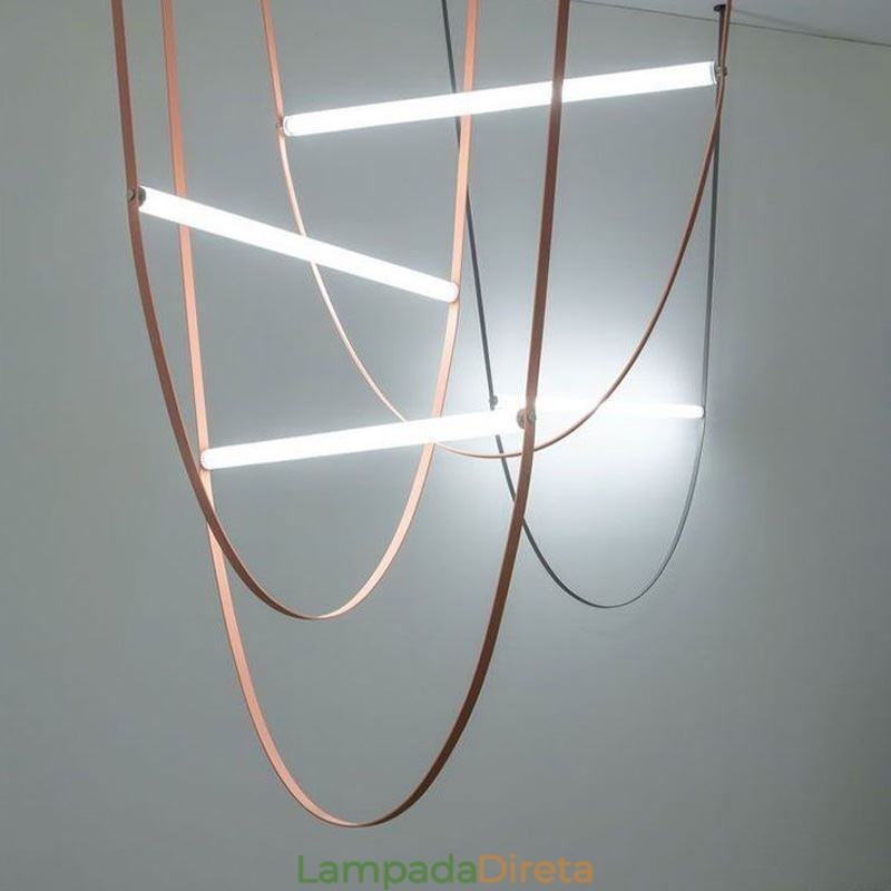 Luminária pendente europeia estilo wabi sabi cinto luz decorativa