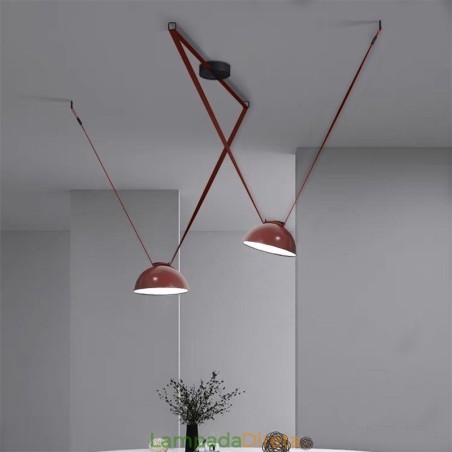 Luminária pendente de cinto estilo europeu simples wabi sabi luminária de teto de cinto Luminária pendente de cinto estilo europeu simples wabi sabi luminária de teto de cinto