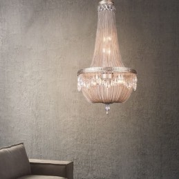 Pendente de borla retrô americano duplex alumínio corrente luz de teto