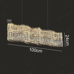Longo Cristal Pendente Luz Decoração de Luxo Luz de Teto