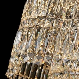 Luminária de teto de cristal moderna e simples para decoração