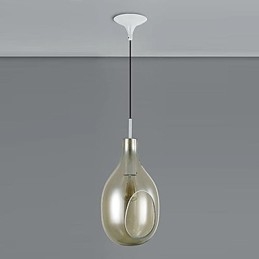 Lustre 1 Luz Simples Moderno Artístico Pendente Luz