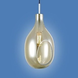 Lustre 1 Luz Simples Moderno Artístico Pendente Luz