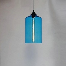 Garrafa Design Pendente 1 Luz Conciso Ferro Pintura