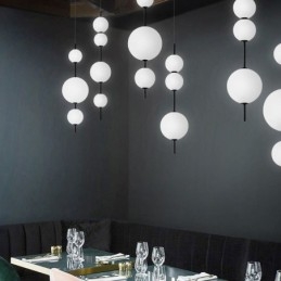Luminária pendente moderna minimalista Magic Beans Molecule Ceiling Light