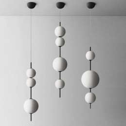 Luminária pendente moderna minimalista Magic Beans Molecule Ceiling Light
