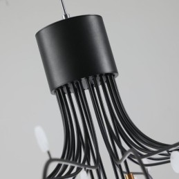 Luminária pendente nórdica criativa natural branca para teto 30 luzes