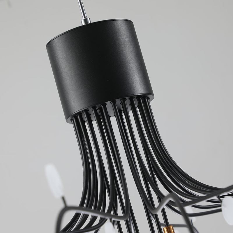 Luminária pendente nórdica criativa natural branca para teto 30 luzes
