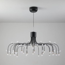 Luminária pendente nórdica criativa natural branca para teto 30 luzes