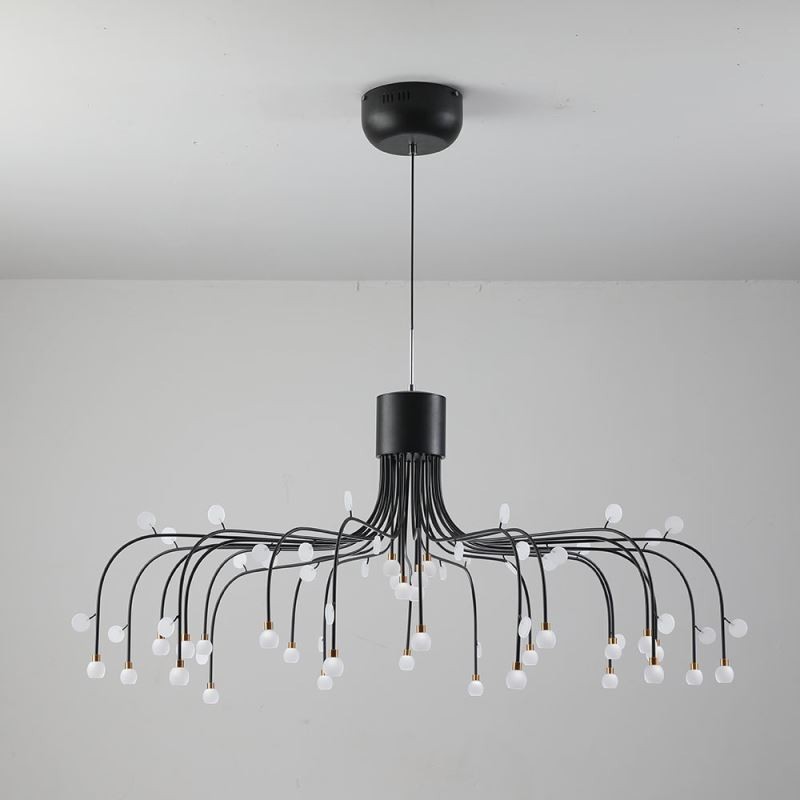 Luminária pendente nórdica criativa natural branca para teto 30 luzes