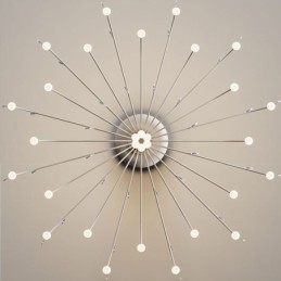 Luminária pendente nórdica criativa natural branca para teto 30 luzes