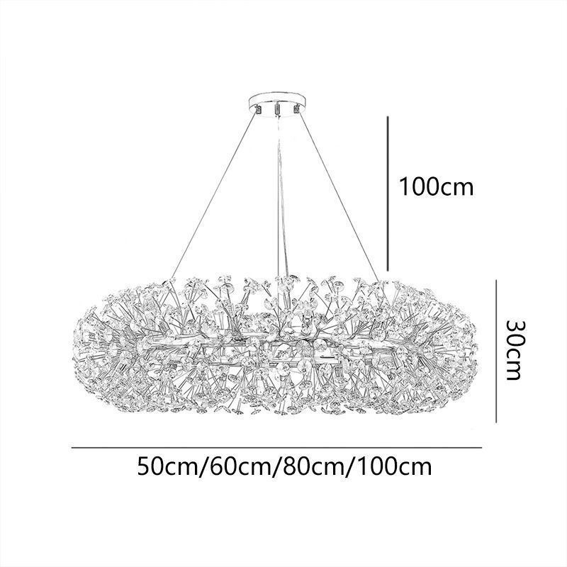Luminária pendente moderna minimalista em ferro forjado circular com flor de sol