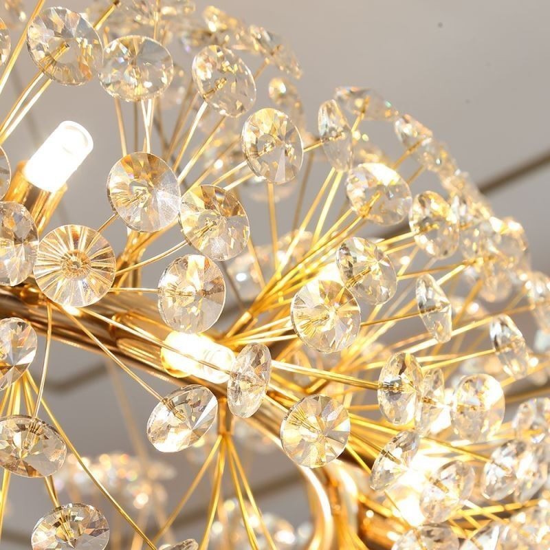 Luminária pendente moderna minimalista em ferro forjado circular com flor de sol