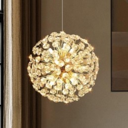 Luminária de teto moderna minimalista, ferro galvanizado, luminária pendente tipo girassol