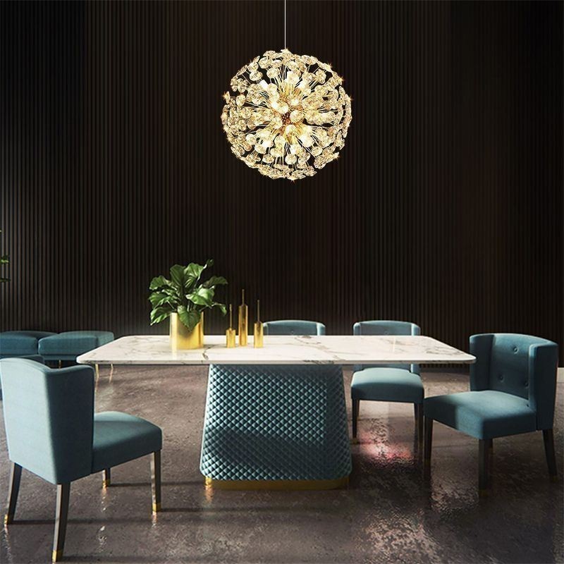 Luminária de teto moderna minimalista, ferro galvanizado, luminária pendente tipo girassol