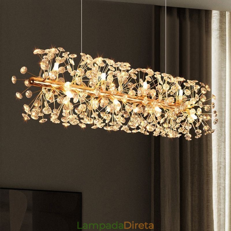 Luminária pendente galvanizada tira girassol ferro forjado luz de teto