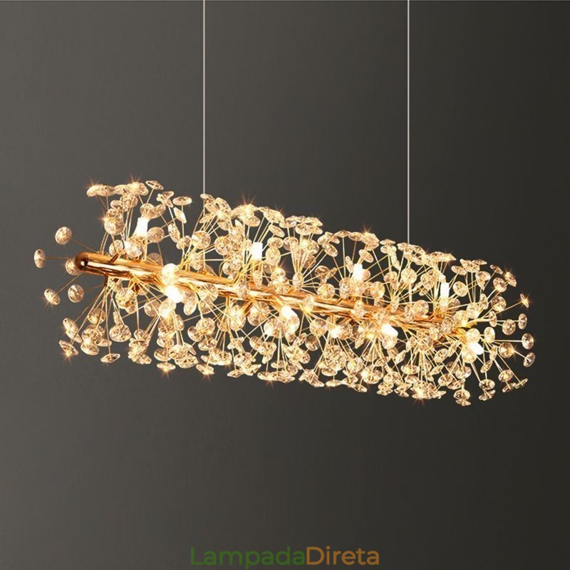 Luminária pendente galvanizada tira girassol ferro forjado luz de teto