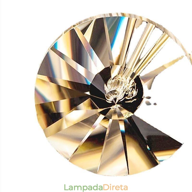 Luminária pendente galvanizada tira girassol ferro forjado luz de teto