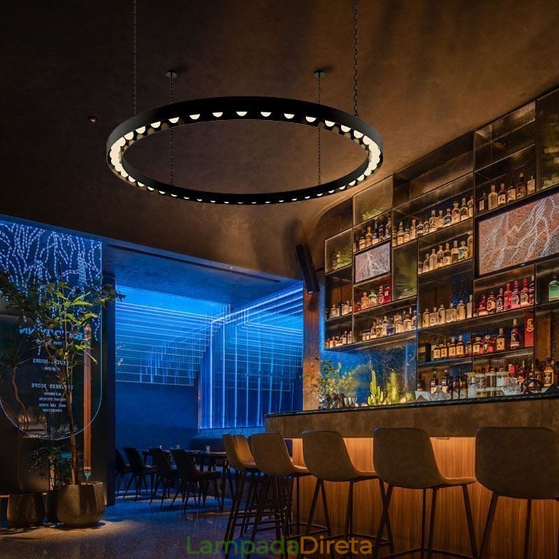 Luminária pendente americana retrô em ferro forjado decoração de teto