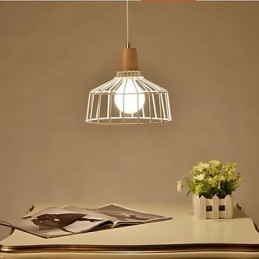 Iluminação de lustre de metal simples