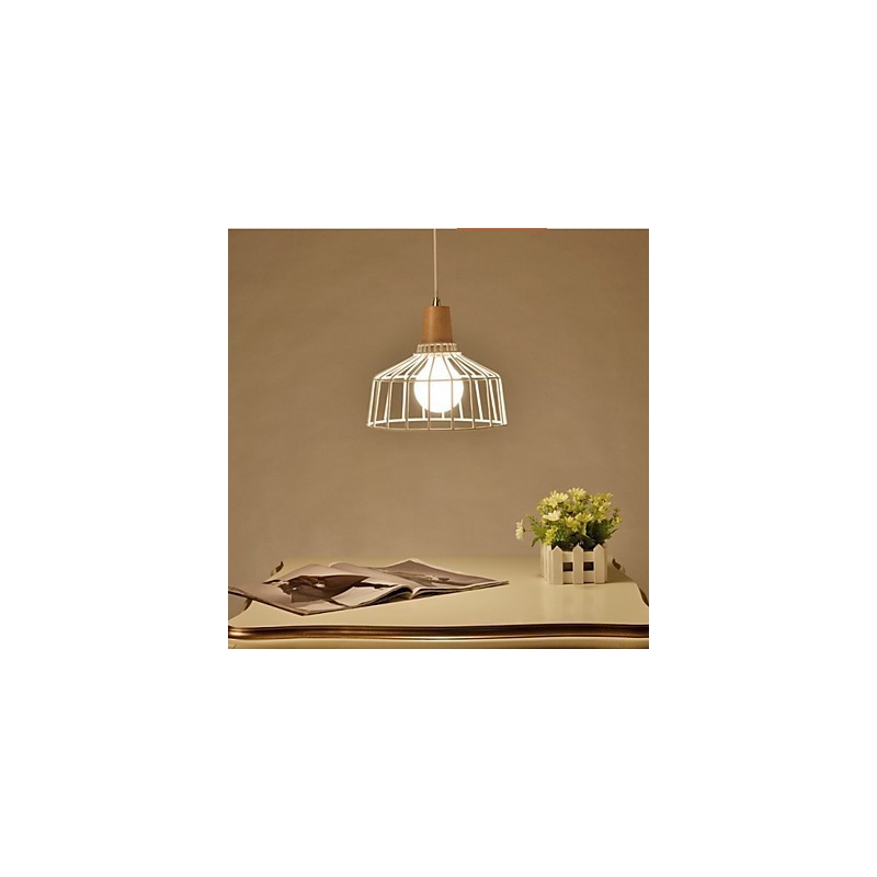 Iluminação de lustre de metal simples