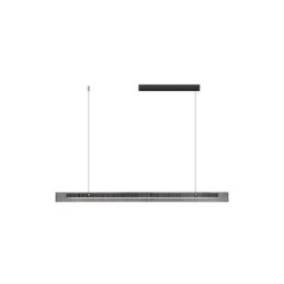 Luminária pendente 100 cm de vidro, luz de teto, regulável, com controle remoto