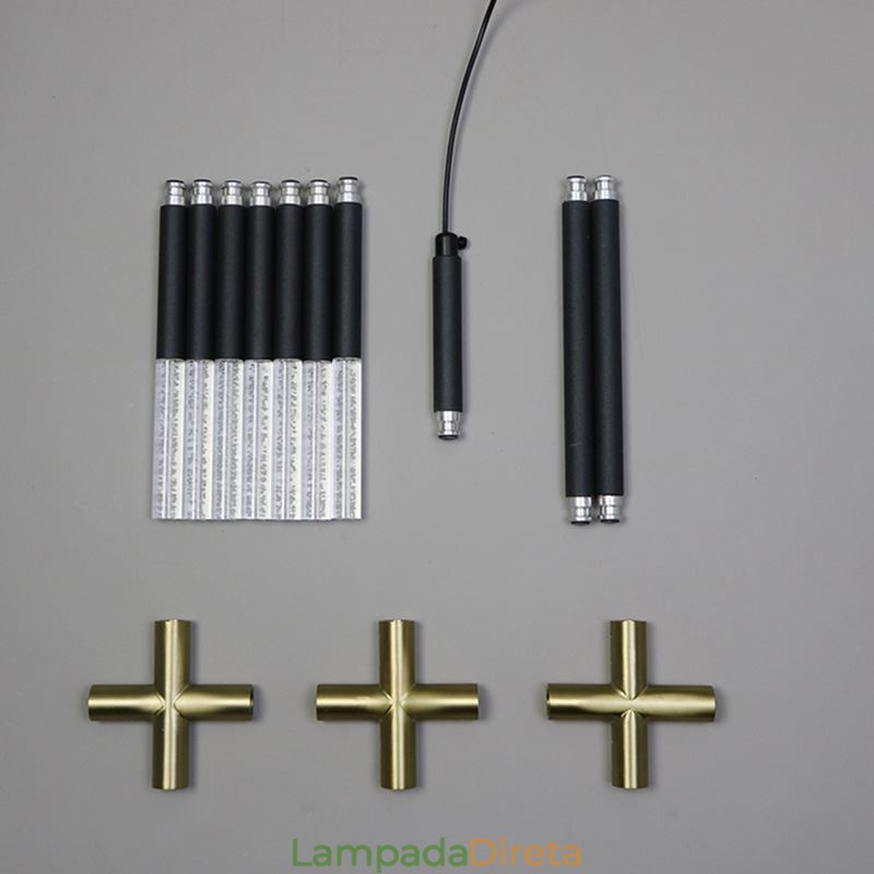 Luminária pendente Splicing Branco quente Luz de teto criativa DIY Lâmpada de combinação
