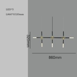 Luminária pendente simples, emenda criativa, luz de teto branca quente, lâmpada de combinação faça você mesmo