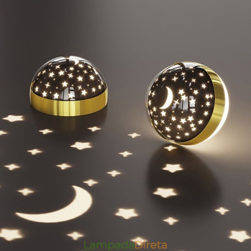 Luminária pendente de ferro forjado acrílico estrelado céu anel luz de teto