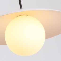 Luminária de teto nórdica pendente criativa em ferro forjado G9 Disc