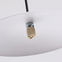 Luminária de teto nórdica pendente criativa em ferro forjado G9 Disc