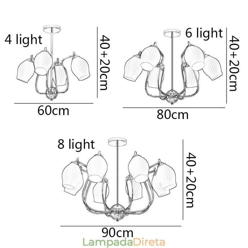 Luminária pendente nórdica criativa em ferro forjado, cobre, cor natural, estame, luminária de teto