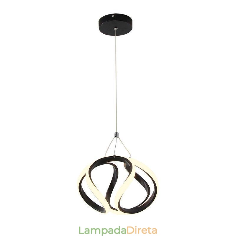 Luminária pendente de alumínio Art Small Pumpkin Ceiling Light