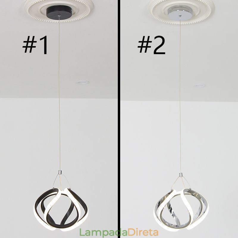 Luminária pendente de alumínio Art Small Pumpkin Ceiling Light